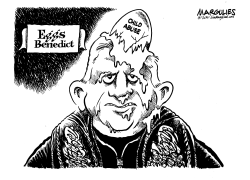 POPE BENEDICT AND THE SCANDAL by Jimmy Margulies