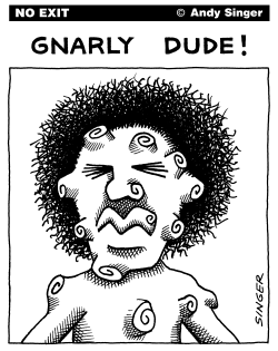 GNARLY DUDE by Andy Singer