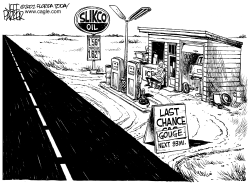 HIGH GAS PRICE by Jeff Parker