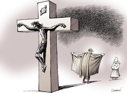 CATHOLIC CHURCH DISGRACED by Patrick Chappatte