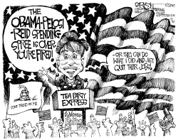 PALIN FIRES THE DEMS by John Darkow