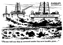 OBAMA OFFSHORE DRILLING by Jimmy Margulies