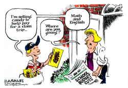 SCHOOL BUDGET CUTS  by Jimmy Margulies