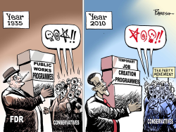 FDR AND OBAMA  by Paresh Nath