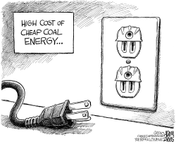 COST OF CHEAP COAL ENERGY by Adam Zyglis