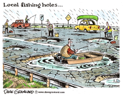 LOCAL FISHING HOLES by Dave Granlund
