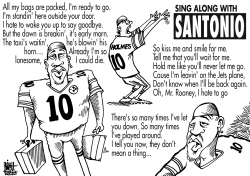 SING ALONG WITH SANTONIO, B/W by Randy Bish