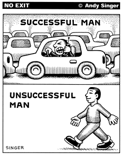 SUCCESSFUL MAN by Andy Singer