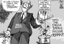 WALL STREETS CUP OF TEA by Pat Bagley