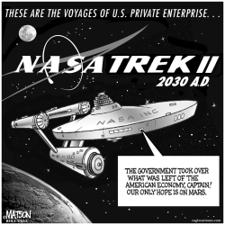 NASA TREK-VOYAGES OF U.S. PRIVATE ENTERPRISE by R.J. Matson