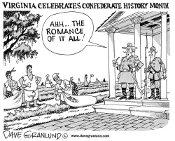 CONFEDERATE HISTORY MONTH by Dave Granlund