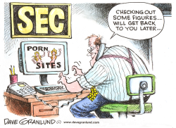 SEC PORN SCANDAL by Dave Granlund