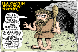 TEA PARTY IN HISTORICAL CONTEXT  by Monte Wolverton
