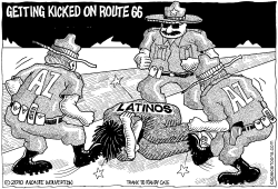 GETTING KICKED ON ROUTE 66 by Monte Wolverton