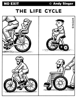 LIFE CYCLE by Andy Singer