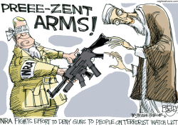 I AM THE NRA  by Pat Bagley