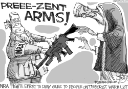 I AM THE NRA by Pat Bagley