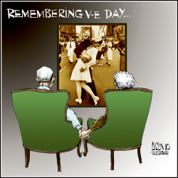 65TH ANNIVERSARY OF V-E DAY  by Terry Mosher