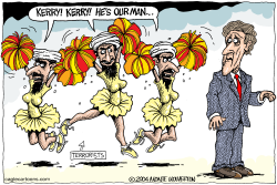 CHEERLEADERS FOR KERRY  by Monte Wolverton