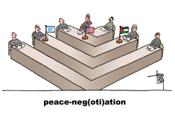 PEACE- NEGOTIATION by Arend Van Dam