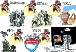GOVERNMENT IS THE PROBLEM by Pat Bagley