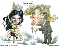 MISS USA AND DONALD TRUMP -  by Taylor Jones