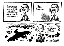 OBAMA AND THE OIL SPILL by Jimmy Margulies