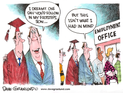 GRADS AND JOBS by Dave Granlund