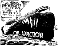 Oil Addiction by John Darkow