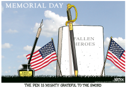THE PEN IS MIGHTY GRATEFUL TO THE SWORD- by R.J. Matson