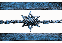ISRAELI FLAG by Hajo de Reijger