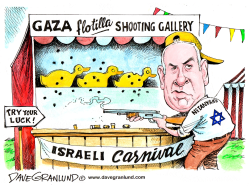 GAZA FLOTILLA AND ISRAEL by Dave Granlund