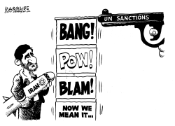 UN SANCTIONS ON IRAN by Jimmy Margulies