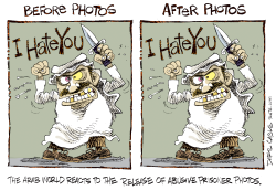 BEFORE & AFTER PHOTOS  by Daryl Cagle