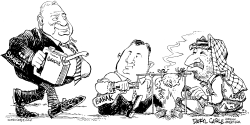 SHARON ELECTION by Daryl Cagle
