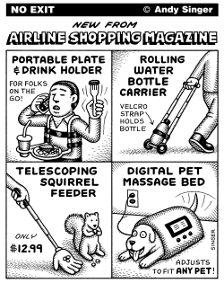AIRLINE IN-FLIGHT SHOPPING MAGAZINES by Andy Singer