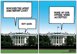 WHITE HOUSE JOB OFFERS REPORT- by R.J. Matson