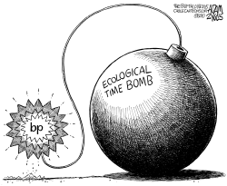ECOLOGICAL TIME BOMB by Adam Zyglis
