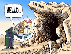 KARZAI OFFERS AMNESTY  by Paresh Nath