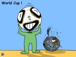 WORLD CUP by Emad Hajjaj