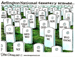 ARLINGTON NATIONAL CEMETERY MIX-UPS by Dave Granlund