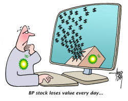 BP STOCK LOSES VALUE EVERY DAY by Arend Van Dam
