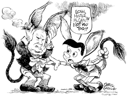 MCCAIN AND PINOCCHIO by Daryl Cagle