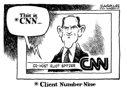 ELIOT SPITZER ON CNN by Jimmy Margulies