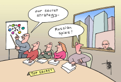 RUSSIAN SPIES AND US-SECRETS by Arend Van Dam