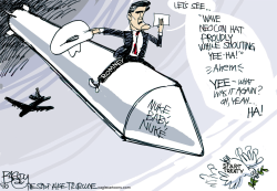 ROMNEY BOMBS  by Pat Bagley