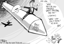 ROMNEY BOMBS by Pat Bagley
