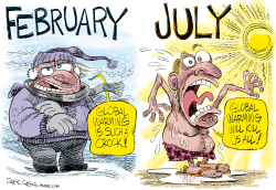 HOT SUMMER GLOBAL WARMING  by Daryl Cagle