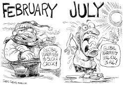 HOT SUMMER GLOBAL WARMING by Daryl Cagle