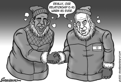US-ISRAEL WARMTH BW by Steve Greenberg